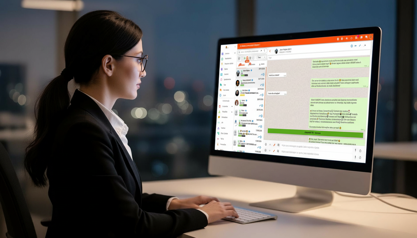 Empresária usando GNZAP